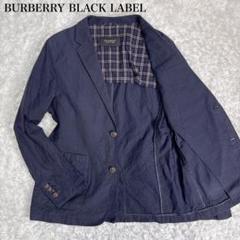 BURBERRY BLACK LABEL リネン混 テーラードジャケット L