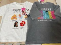 しまむら　リトシー　リトシーフラップ　ディズニー　プリンセス　Tシャツ　100