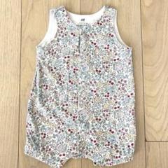 H&M 花柄オーガニックコットンロンパース 62cm