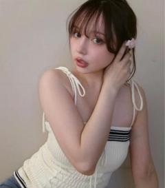 Andmary Kitty cable knit tops ivory - メルカリ