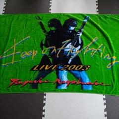 長渕 剛 LIVE2003 Keep on Fighting 大判タオル - メルカリ