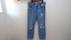 Levis リーバイス　デニム ウェッジ ストレートフィット ディストレス　28