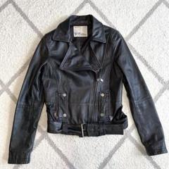 【新品未使用】ZARA TRF ライダースジャケット ZARA - 新品☆ZARA trf ザラ レザーテイストライダース