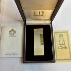 dunhill ダンヒル　ガスライター　箱付き ◇ dunhill ダンヒル ローラー ガスライター 漆×ゴールド 箱付き