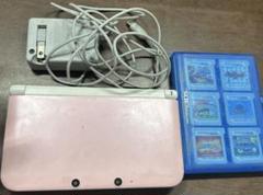 任天堂 ニンテンドー3DS LL ピンク×ホワイト ソフト12個　まとめ売り