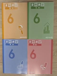 【新品・未使用】2024年 四谷大塚 塾 予習シリーズ夏期講習 6年テキスト 新品・未使用】2024年 四谷大塚 塾 予習シリーズ夏期講習 6年