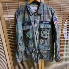 アビレックス　カモフラージュ柄ミリタリージャケット　サイズL
