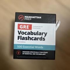 GRE Vocabulary Flashcards 第三版 500語 - メルカリ