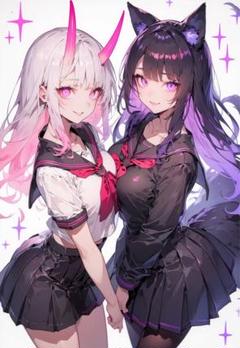 双子　Lサイズ4枚