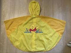プーさん フード付きレインコート 、ポンチョ、110cm 雨具、かっぱ