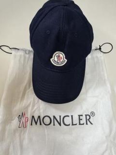 Moncler ネイビーキャップ リボン付き モンクレール MONCLER MONCLER × MERCEDES-BENZ ベースボール