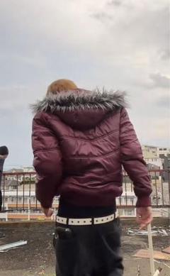 Y2K fur leather down Parker ファー着脱可能 Y2K fur leather down Parker ファー着脱可能