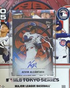 topps 東京シリーズ ケビン・アルカンタラ 25シリ オート ラストナンバー