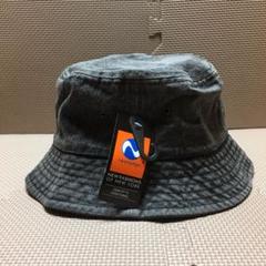 新品 ニューハッタン バケットハットのブラックデニム S/M 男女兼用