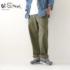 美品 orslow リップストップ スリム ベイカー パンツ 2 M ARMY 美品 orslow リップストップ スリム ベイカー パンツ 2 M ARMY