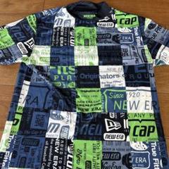 NEW ERA ポロシャツ Lサイズ パッチワークデザイン