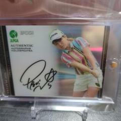 鶴岡果恋 EPOCH 2022 JLPGA 女子プロゴルフ TOP PLAYERS 直筆