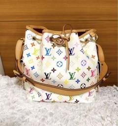 Louis Vuitton モノグラム プチノエ 巾着型 ショルダーバッグ