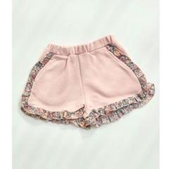 110 新品 PAIRMANON ペアマノン裏毛 フリル ショートパンツ ピンク
