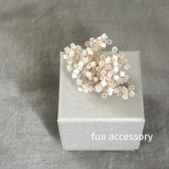 fua accessory 『始まりの時』ピアス砂糖菓PINK