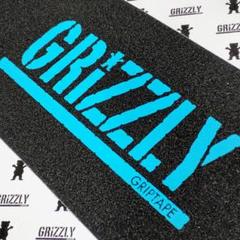 スケボー デッキテープ グリズリー Grizzly Stamp Logo ブルー