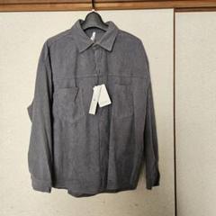 メンズ シャツ 長袖シャツ 長袖 無地 グレー カジュアルシャツ