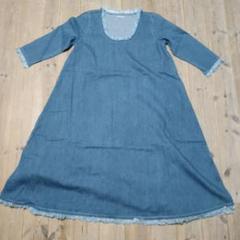 A16571 美品 キャピタル デニムシャツワンピース インディゴ XS 884437_17543870_k3.jpg