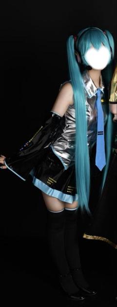 未使用品 初音ミク コスプレ フルセット Lサイズ 初音ミクコスプレ コスチュームLサイズ ACOS COSPA TRAnTRIp