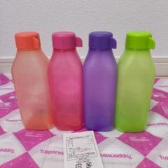メダカ　Tupperware タッパーウェア スクエアエコボトル 1L4個 TupperwareBrands - タッパーウェア スクエアエコボトル1L 4本