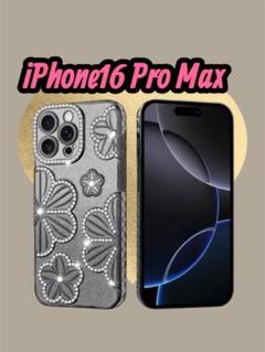 iPhone 16 Pro Max ケース 可愛い 透明 きらきら ケース