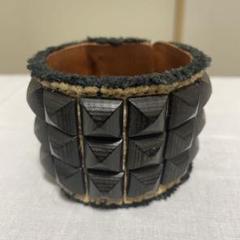 undercover アンダーカバー ウッド スタッズ リストバンド scab