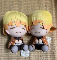 鬼滅の刃　我妻善逸　でっかいぽふっとぬいぐるみセット