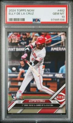☺️ エリー・デラクルーズ 2024 Topps Now #482 レッズ