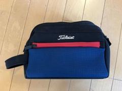 Titleist ゴルフポーチ ネイビー/レッド