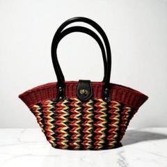 籐バッグ　未使用　タグ付. S.C VIZCARRA 籐バッグ 未使用 タグ付. S.C VIZCARRA - メルカリ