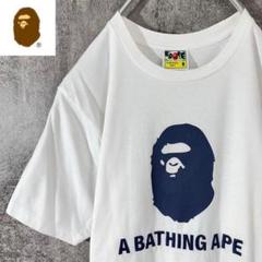 [大人気]　アベイシングエイプ　Tシャツ　プリント◎　存在感◎　刺繡ロゴ　大猿