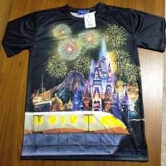 【未使用品】東京ディズニーリゾート TDR 夜景 Tシャツ 花火 シンデレラ城 東京ディズニーリゾート TDR 夜景 Tシャツ 花火 シンデレラ城