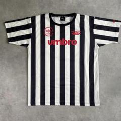 UMBRO 00s デサント製　襟付きゲームシャツ　ストライプ UMBRO 00s デサント製 襟付きゲームシャツ ストライプ UMBRO 00s