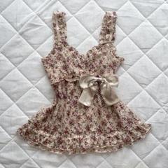 00s LIZLISA系 ビッグリボン総レースフリルキャミ 姫系 00s LIZLISA系 ビッグリボン総レースフリルキャミ 姫系 - メルカリ