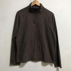 【美品】LAND'S END フリース プルオーバー Vネック アメリカ製 90s LANDS' END 