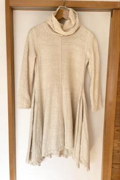 5064【美品】usaato うさとの服 フレアスカート アイボリー Free
