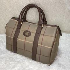 BURBERRY バーバリー ミニボストンバッグ メガノバチェック ヴィンテージのサムネイル