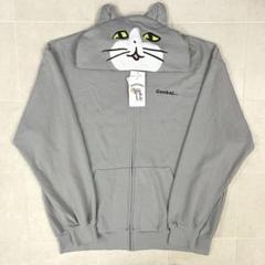 仕事猫　モコモコルームウェア　パーカーワンピ　なりきり 仕事猫 なりきり パーカー ワンピース 長袖 トップス 着ぐるみ