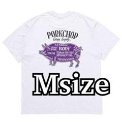 ポークチョップ　Tシャツ/PORKCHOP GRAY M キムタク ラッツ
