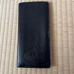プラダ PRADA ブラック レザー 長財布