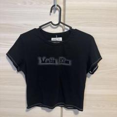 Matin Kim 半袖ニット 黒 マーティンキム MATIN KIM シースルーニット - メルカリ