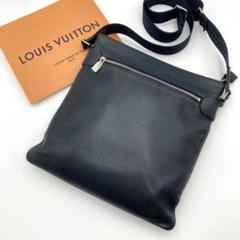 とんぼ✨ ルイヴィトン タイガ サシャ ショルダーバッグ 本革 紺色 LV とんぼ様専用✨ ルイヴィトン タイガ サシャ ショルダーバッグ