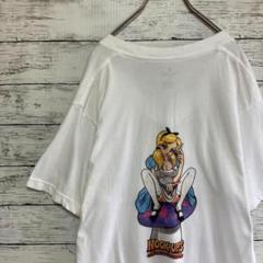 FOOK UPS アリス Tシャツ エロ ピンナップ セクシー Vネック Mのサムネイル