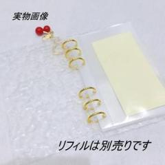 韓国♡アクリルバインダー♡両面マットブルー♡パールうさぎA6貯金Saving アクリルバインダー A6 家計管理 韓国 バインダー貯金 ブルー
