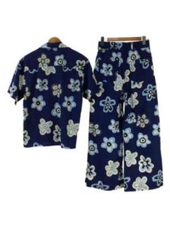 UNIQLO ユニクロ　マルニ セットアップ フラワー　花柄　ブルー　男女兼用